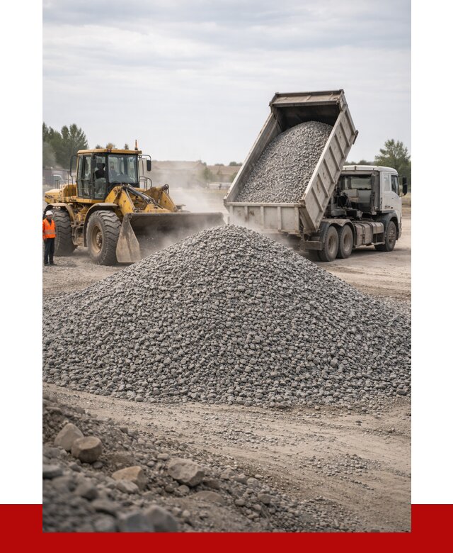 Купить щебень с доставкой в Кингисеппе от 2596 руб. | ПРОНЕРУДКгп