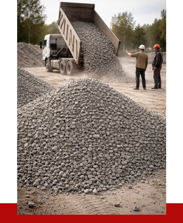 Гранитный щебень фракция 0-5 в Кингисеппе от 3011 руб ПРОНЕРУДКгп