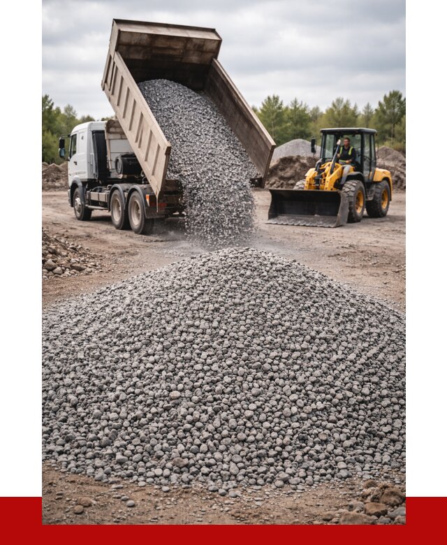 Гранитный щебень фракция 5-10 в Кингисеппе от 3323 | ПРОНЕРУДКгп