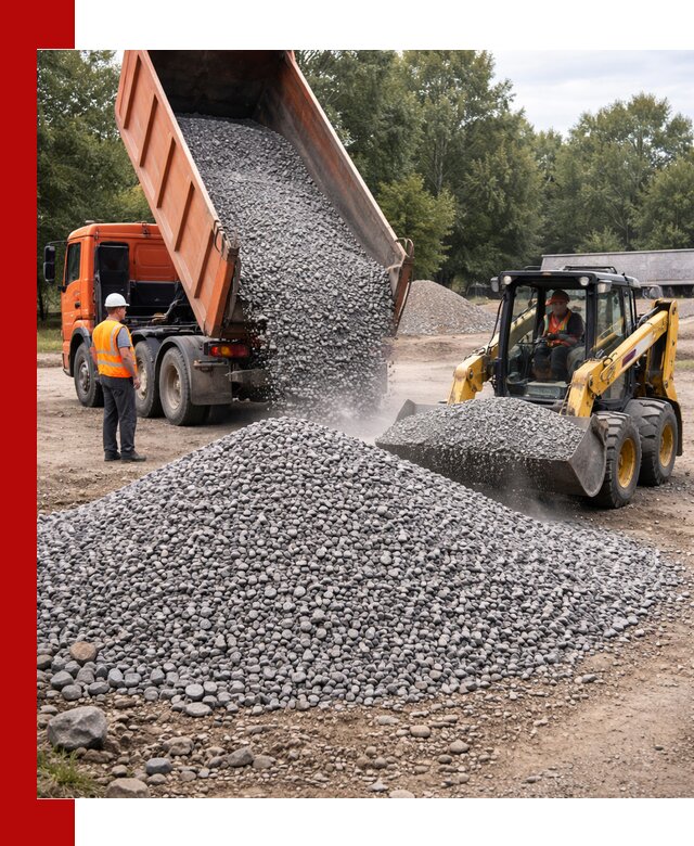 Купить гранитный щебень фракции 5–10 в Кингисеппе с доставкой
