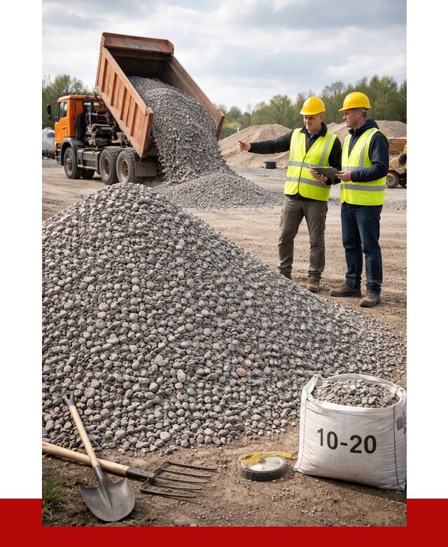 Гранитный щебень фракция 10-20 в Кингисеппе от 4361 руб.|ПРОНЕРУДКгп