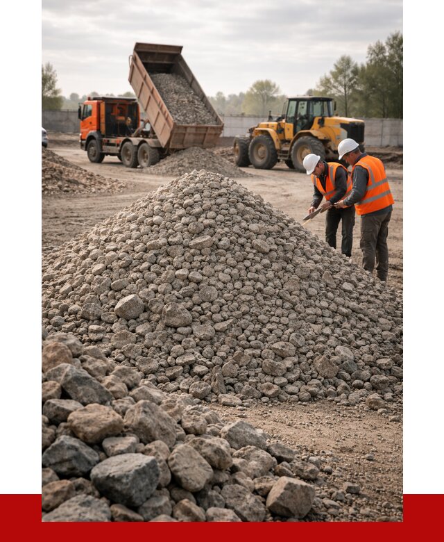 Гранитный щебень фракция 40-70 в Кингисеппе от 2596 руб ПРОНЕРУДКгп