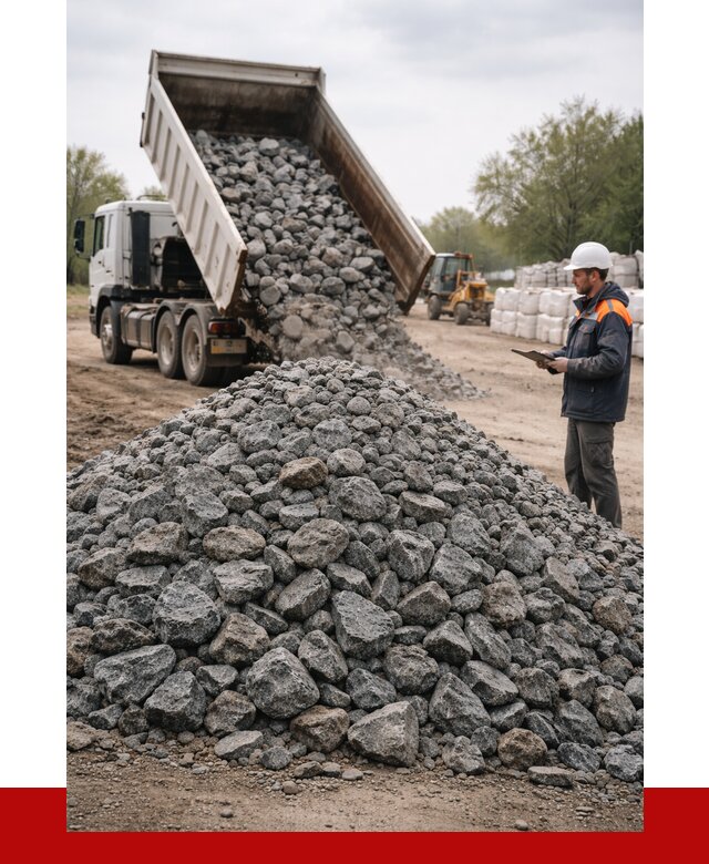 Гранитный щебень фракция 100-200 в Кингисеппе от 4361 р. ПРОНЕРУДКгп