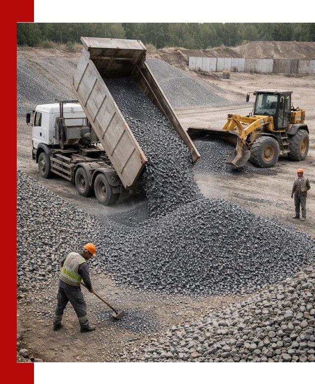Щебень габбро-диабаз фр. 5-20 с доставкой в Кингисеппе