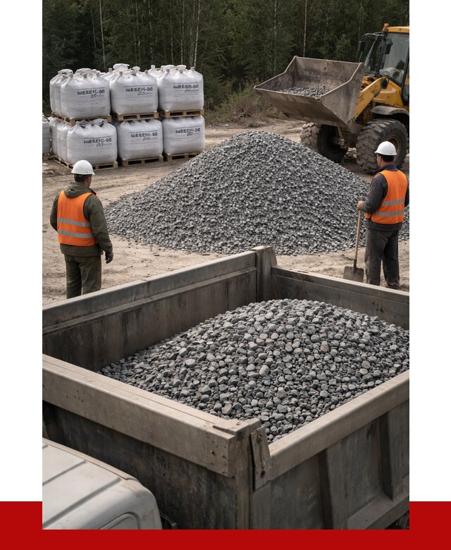 Щебень габбро диабаз 20-40 в Кингисеппе от 3531 руб. | ПРОНЕРУДКгп