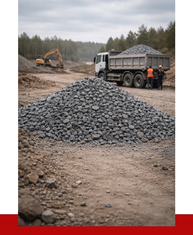 Щебень габбро диабаз фракция 40-70 в Кингисеппе от 2284 р-ПРОНЕРУДКгп