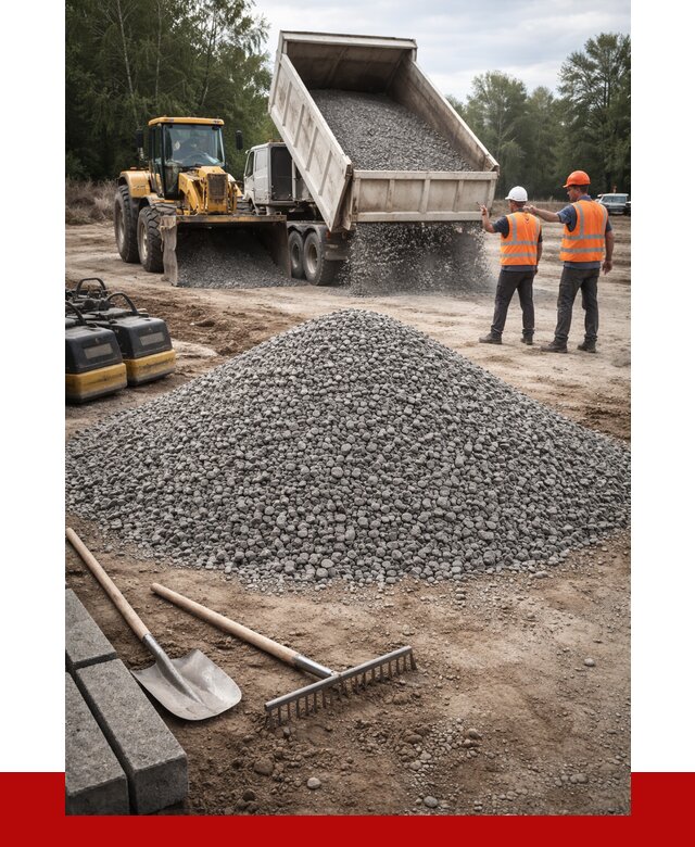 Гравийный щебень купить в Кингисеппе от 2284 р. ПРОНЕРУДКгп