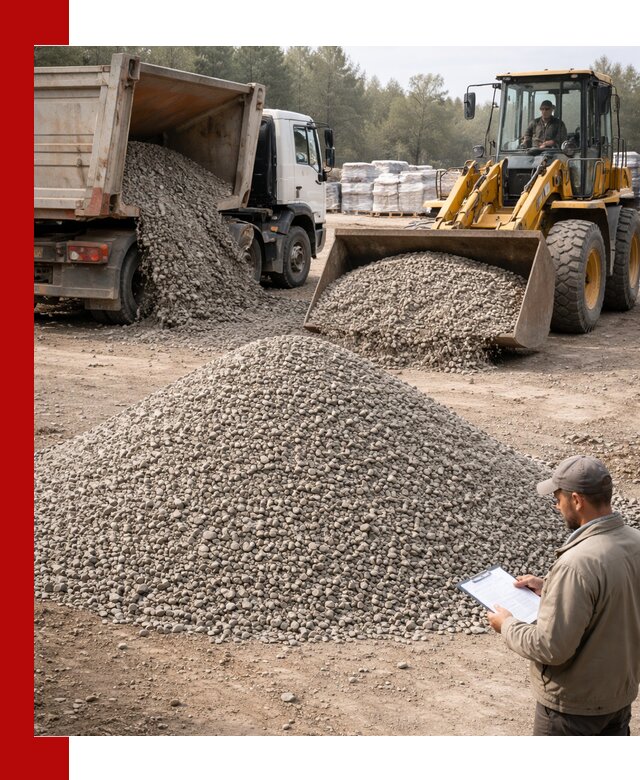 Гравийный щебень фракция 5–10 с доставкой в Кингисеппе