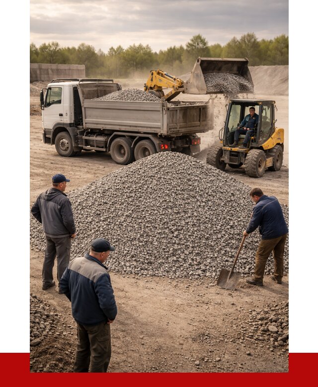Гравийный щебень фракция 5-20 в Кингисеппе от 2492 р. ПРОНЕРУДКгп