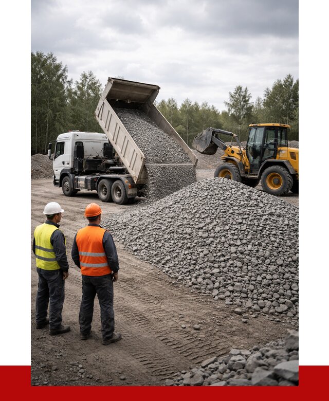 Гравийный щебень фракция 40-70 в Кингисеппе от 9865р | ПРОНЕРУДКгп
