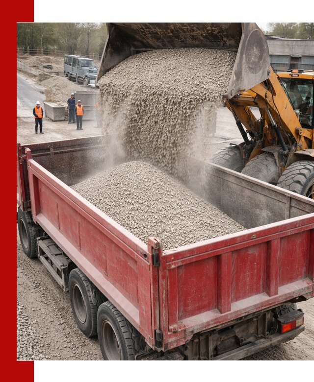 Купить известняковый щебень фракции 0-5 с доставкой в Кингисеппе