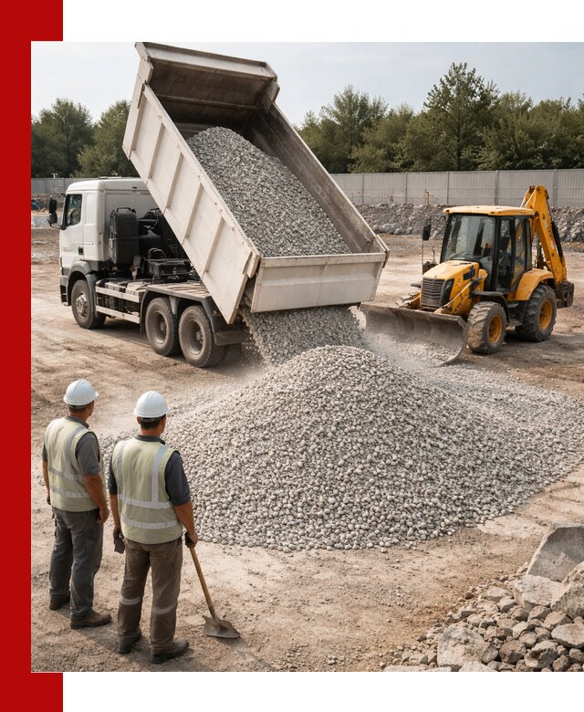 Купить известняковый щебень фракции 5–10 мм с доставкой в Кингисеппе