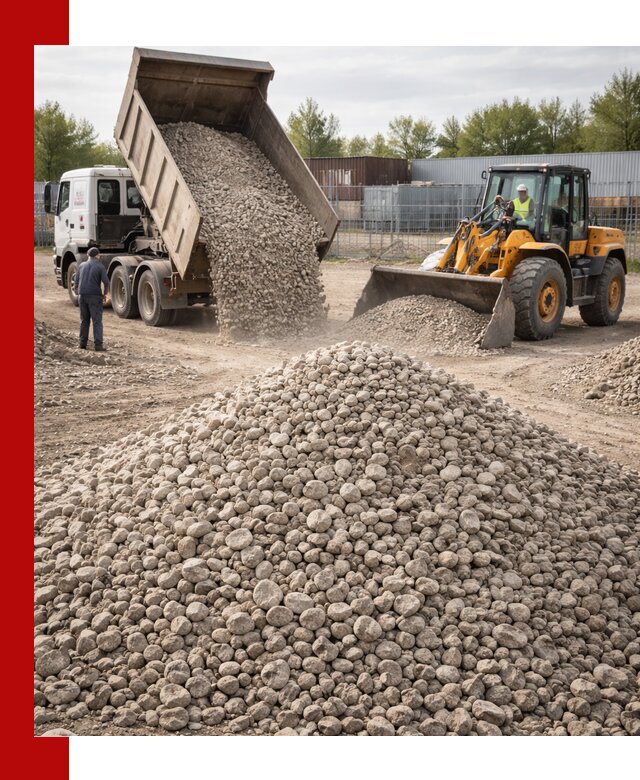 Доломитовый щебень фракции 20–41 с доставкой в Кингисеппе