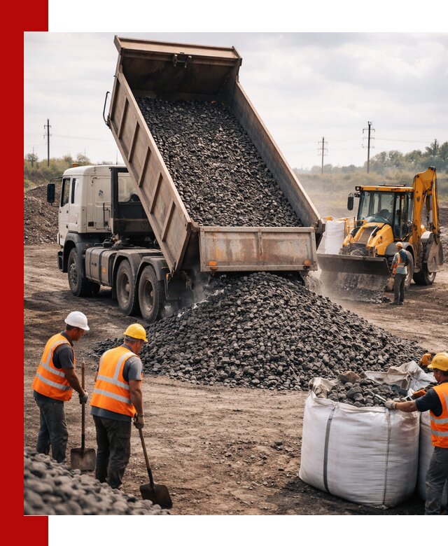 Шлаковый щебень фракция 40-70 с доставкой в Кингисеппе