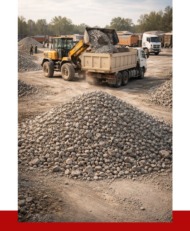 Вторичный щебень фракция 40-70 в Кингисеппе от 1807 р, ПРОНЕРУДКгп