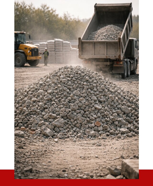 Вторичный щебень фракция 70-150 в Кингисеппе от 1454 р. | ПРОНЕРУДКгп