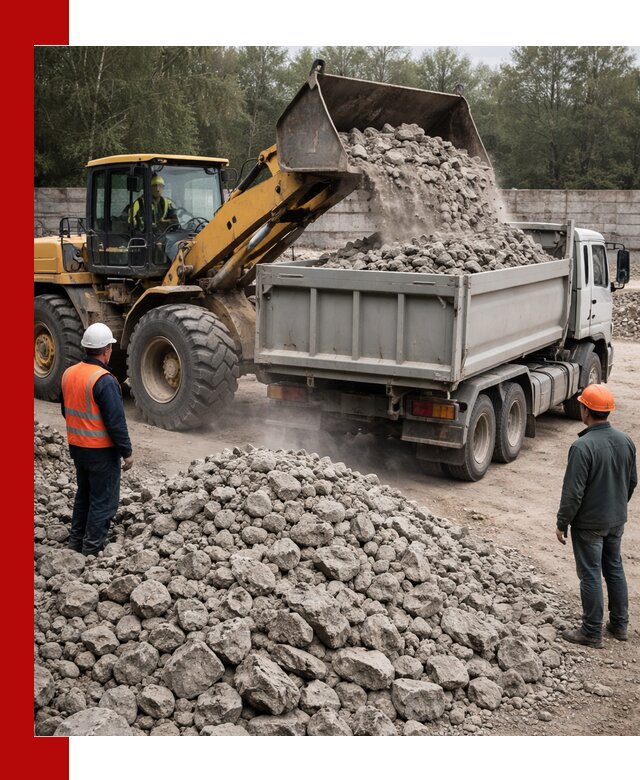 Вторичный щебень фракция 70–150 в Кингисеппе с доставкой