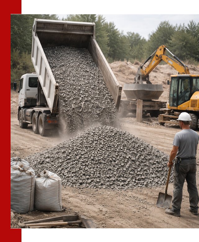 Доставка и продажа бетонного щебня в Кингисеппе