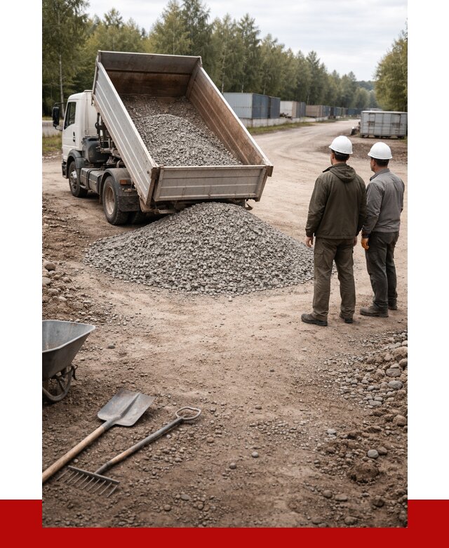 Бетонный щебень фракция 5-20 в Кингисеппе от 3323 р., ПРОНЕРУДКгп