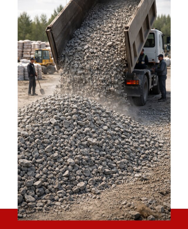 Бетонный щебень фракция 40-70 в Кингисеппе от 1869 р. ПРОНЕРУДКгп