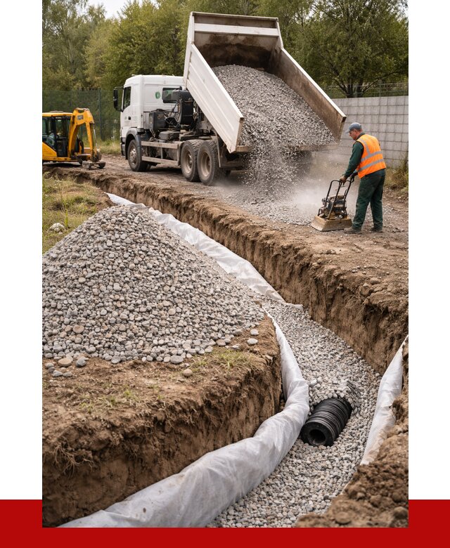Щебень для дренажа в Кингисеппе от 1921 р., ПРОНЕРУДКгп доставка