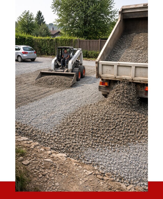 Щебень для парковки в Кингисеппе с доставкой от 1246 р.| ПРОНЕРУДКгп