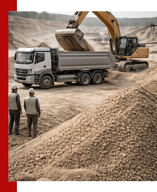 Карьерный крупнозернистый песок с доставкой в Кингисеппе