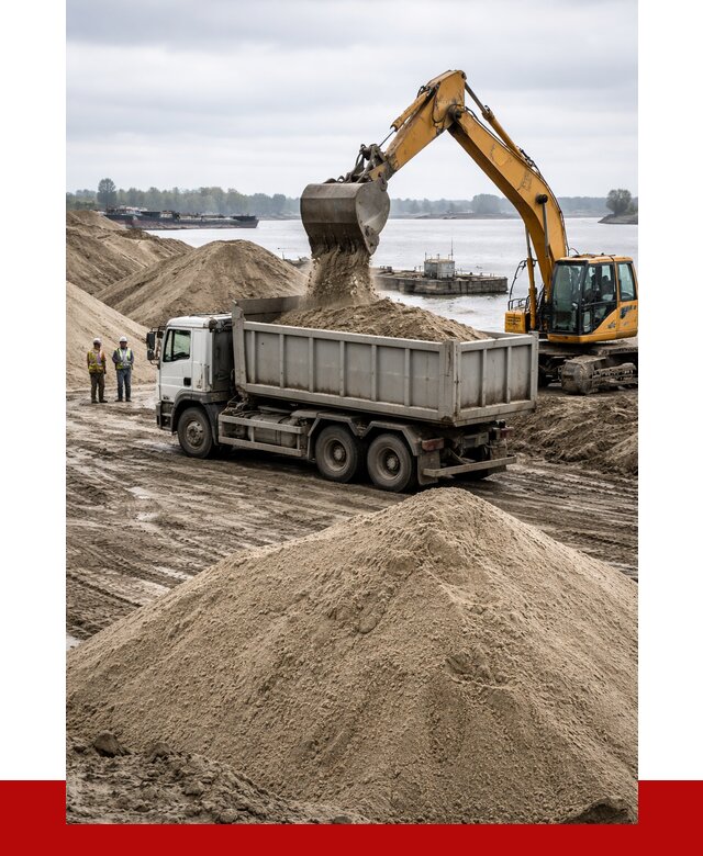 Купить речной песок навалом в Кингисеппе от 1869 р., ПРОНЕРУДКгп