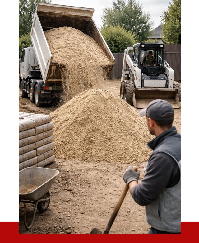 Мытый речной песок с доставкой в Кингисеппе от 1506 р. | ПРОНЕРУДКгп