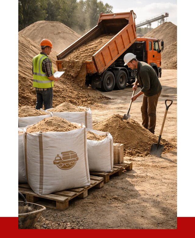 Строительный песок в Кингисеппе от 2284 р. с доставкой, ПРОНЕРУДКгп