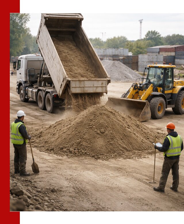 Доставка и продажа пескогрунта оптом и в розницу в Кингисеппе