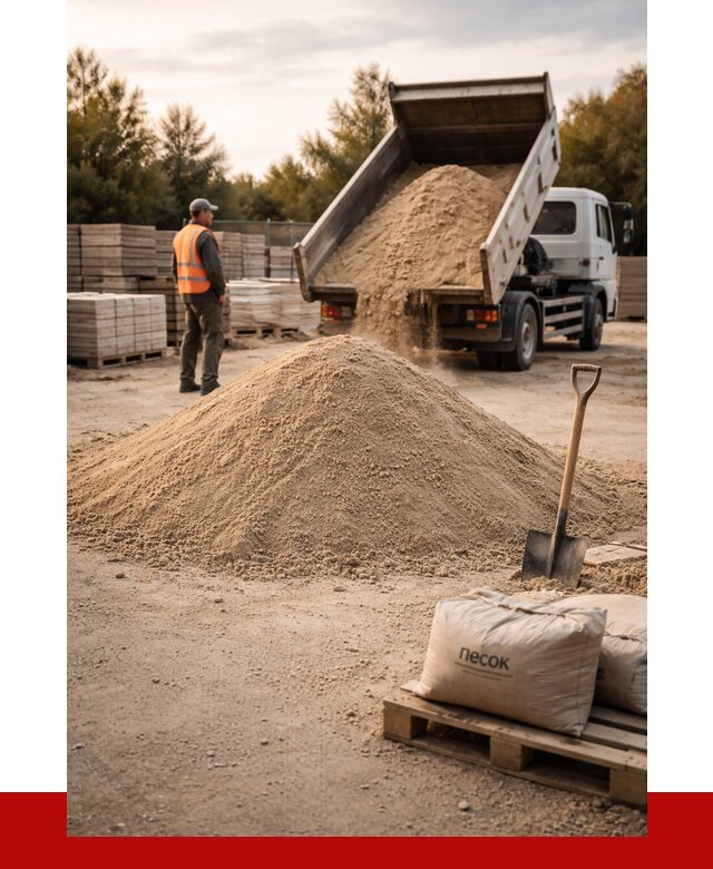 Купить сухой песок в Кингисеппе с доставкой от 2492 р. | ПРОНЕРУДКгп