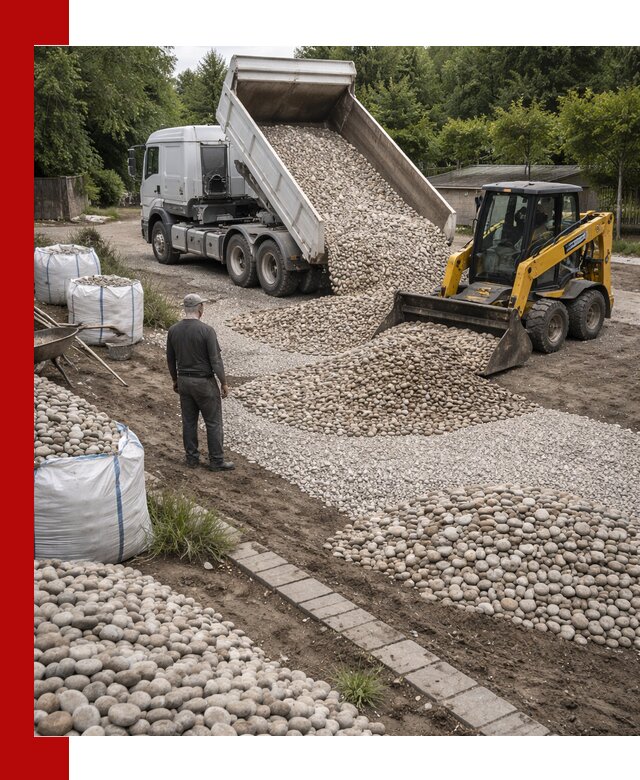 Доставка морской гальки оптом и в розницу в Кингисеппе