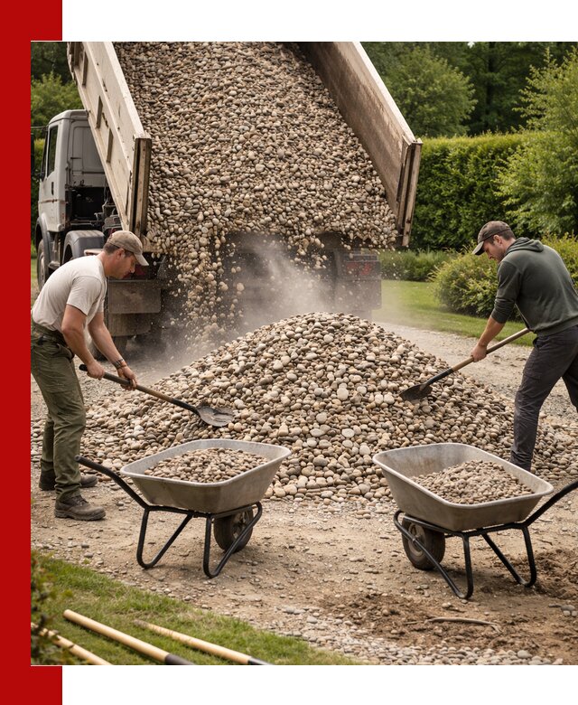 Доставка и продажа декоративной гальки в Кингисеппе