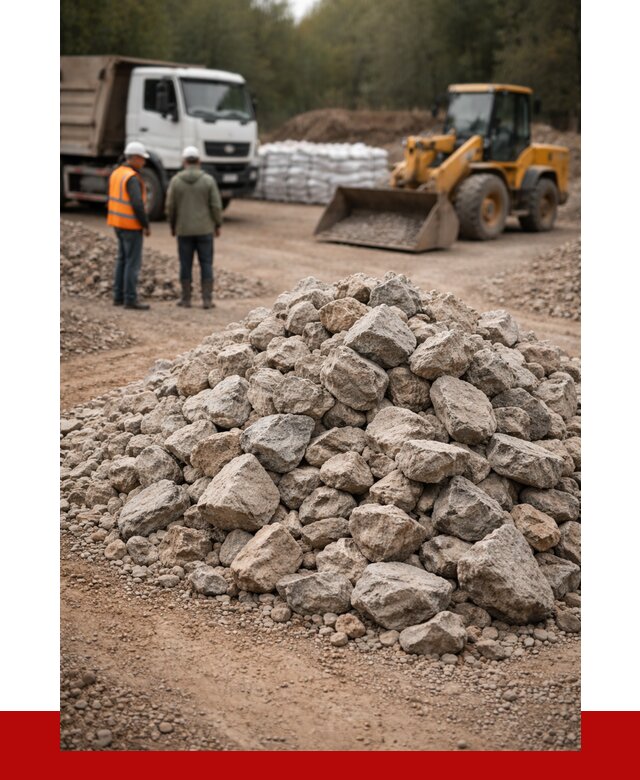 Купить бутовый камень с доставкой в Кингисеппе от 2388 р. | ПРОНЕРУДКгп