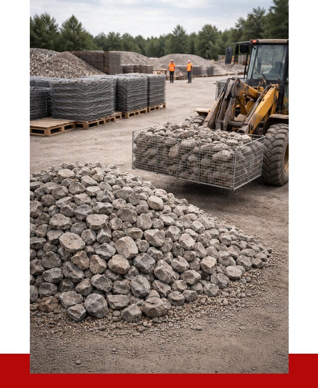 Камень для габионов фракция 70-150 в Кингисеппе от 4361 р. | ПРОНЕРУДКгп