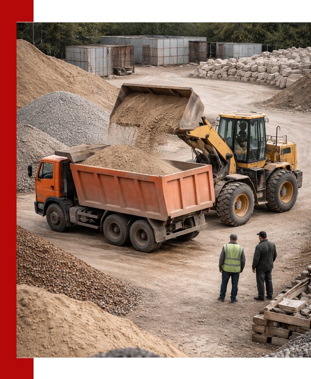 Доставка сыпучих смесей и смесей для стройки в Кингисеппе