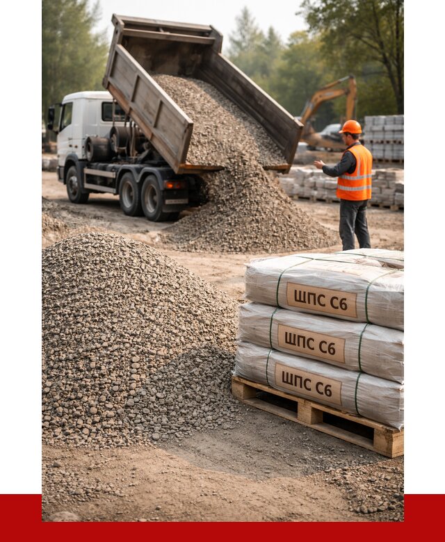 ЩПС С6 в Кингисеппе с доставкой от 2284 р. за куб | ПРОНЕРУДКгп