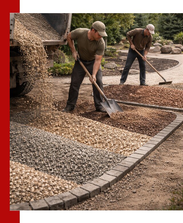 Декоративная крошка для ландшафта в Кингисеппе — продажа и доставка