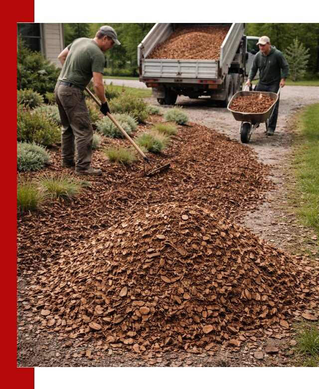 Крошка для мульчирования с доставкой в Кингисеппе