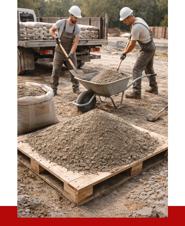 Цементно песчаная смесь М100 в Кингисеппе от 5400 р. за куб | ПРОНЕРУДКгп