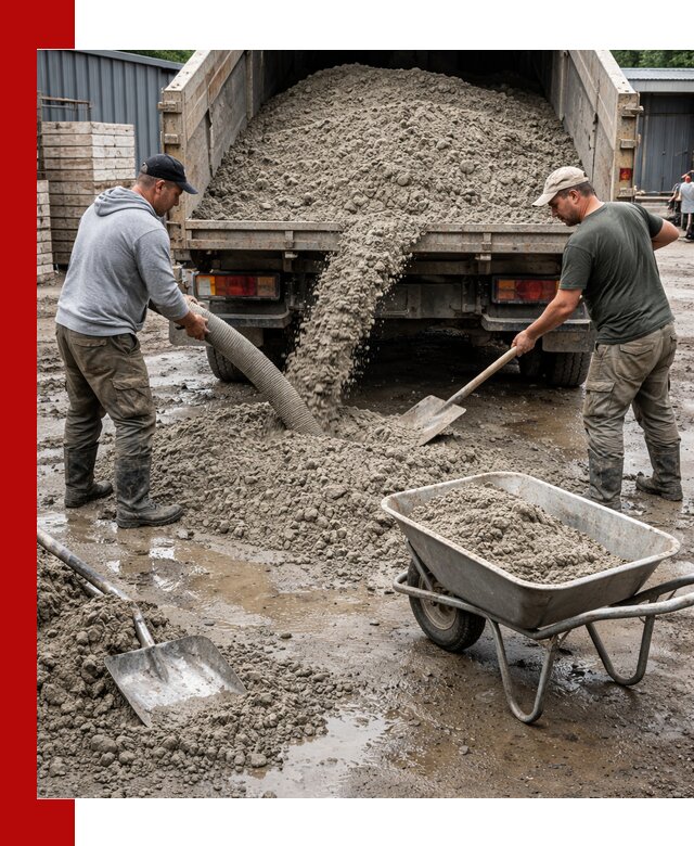 Цементно-песчаная смесь М150 доставка в Кингисеппе