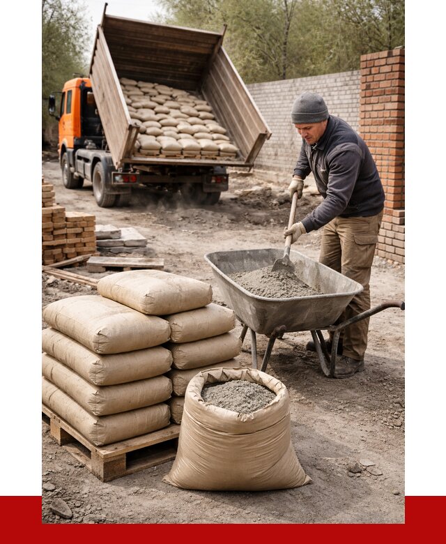 Купить сухую смесь для кладки в Кингисеппе от 1246 р. | ПРОНЕРУДКгп