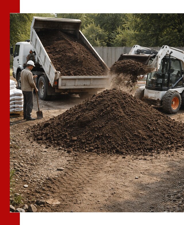 Доставка растительного грунта в Кингисеппе от производителя оптом и в розницу