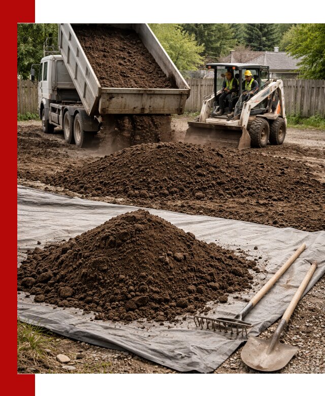 Грунт для отсыпки участка с доставкой в Кингисеппе