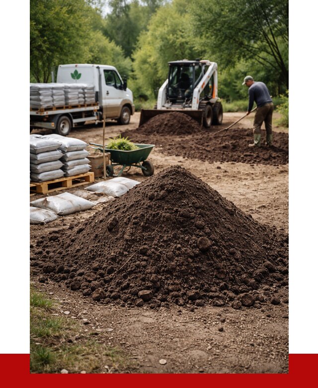 Грунт для озеленения с доставкой в Кингисеппе от 1869 р. | ПРОНЕРУДКгп