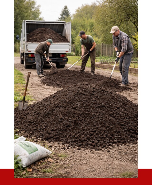 Купить землю для огорода в Кингисеппе от 3323 р./куб | ПРОНЕРУДКгп