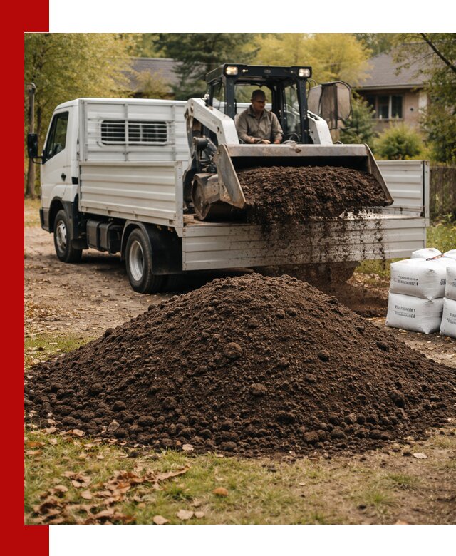 Доставка садовой земли в больших объёмах в Кингисеппе