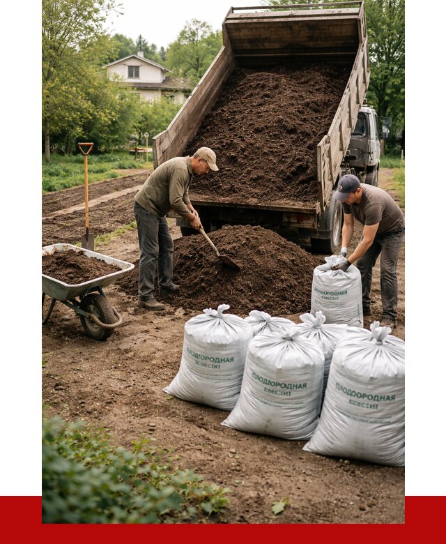 Плодородная смесь в Кингисеппе от 4361 р./куб с доставкой | ПРОНЕРУДКгп