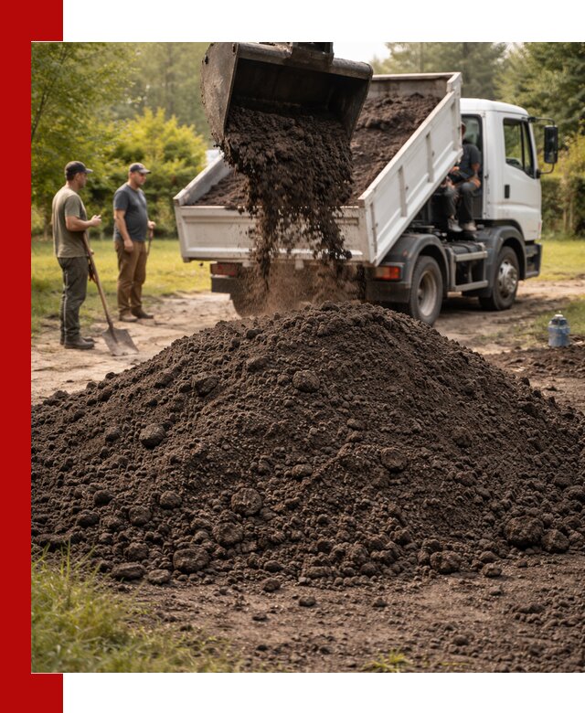 Доставка и продажа чернозема в Кингисеппе оптом и в розницу